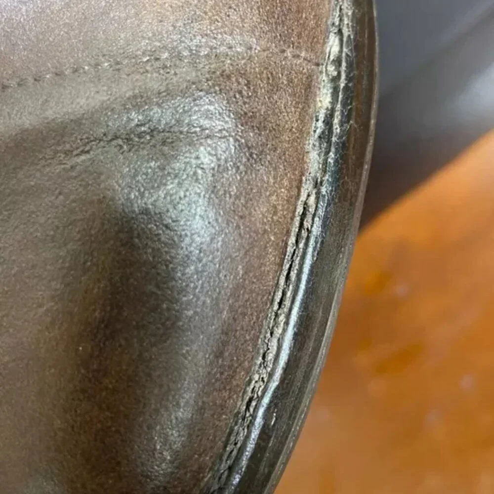 VTG MOMA Boot‎ Brown Leather Split Toe Oxford Shoes Size 44/ US 12 Made In Italy